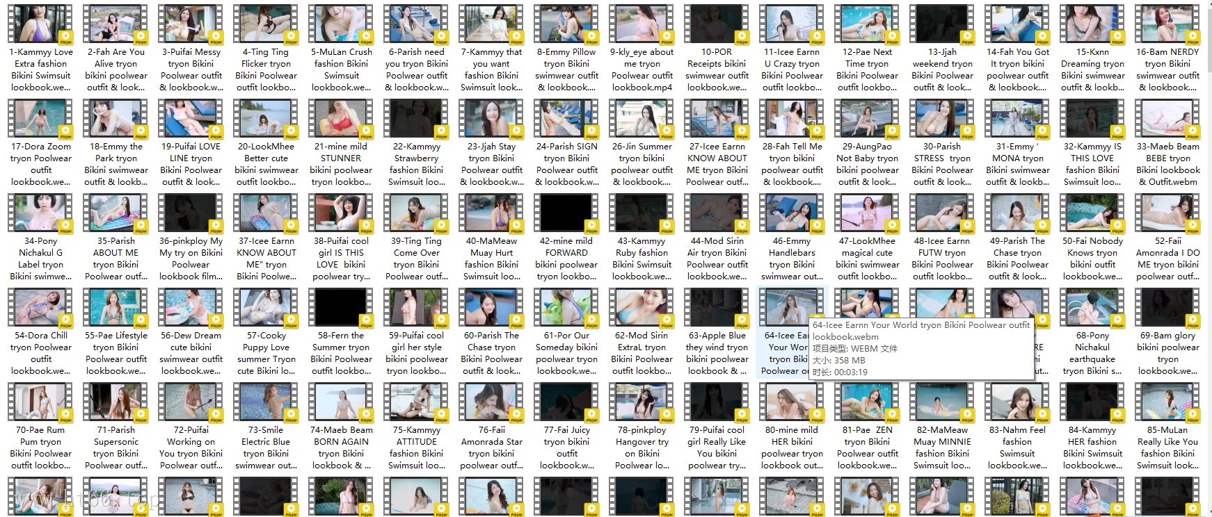 东南亚美女大放送White Pony TH[已更1498V]